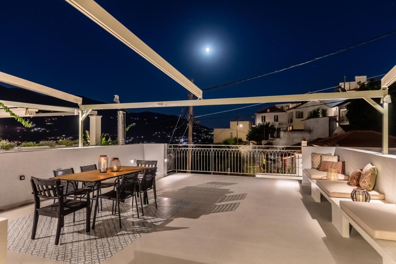 Breezy Rooftop House Skopelos Town Exterior foto