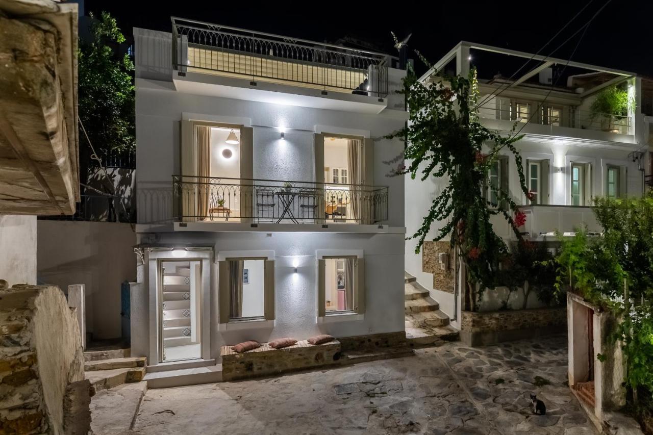 Breezy Rooftop House Skopelos Town Exterior foto